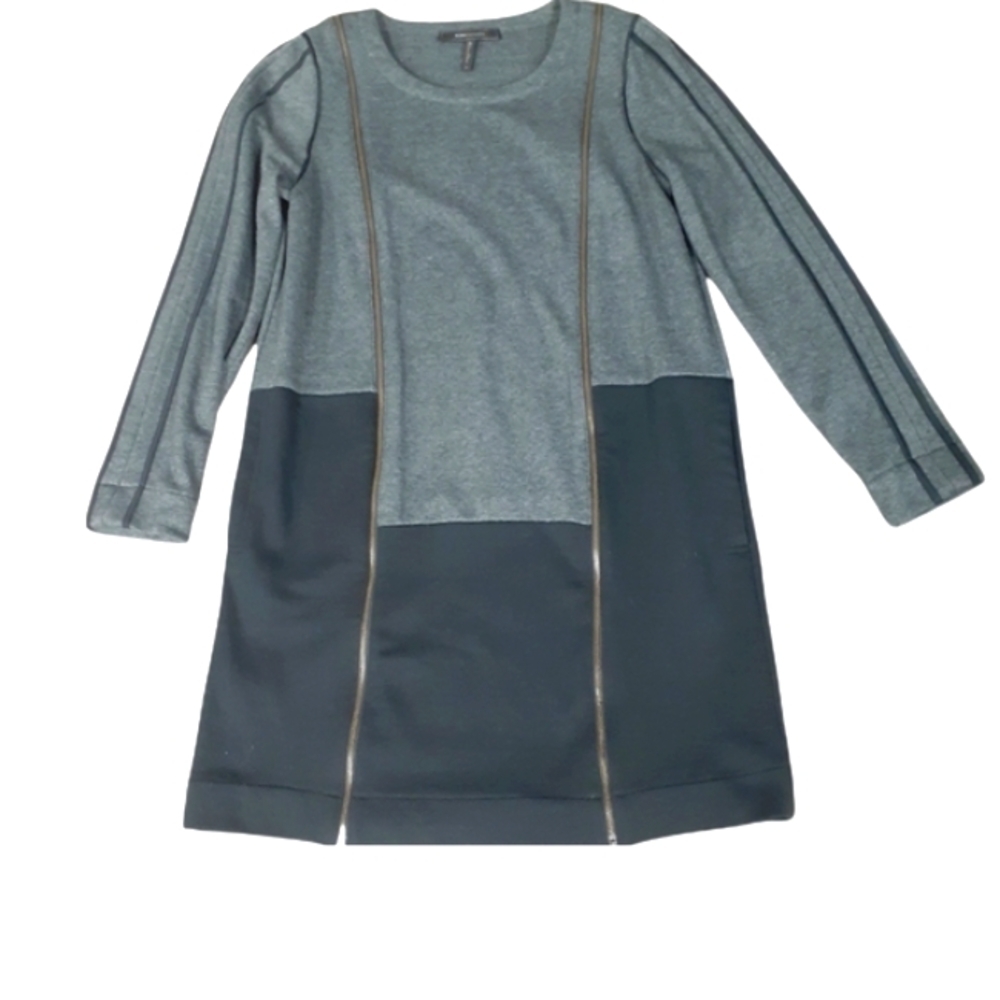 BCBGMaxAzria Y2K Edgy full zip dress Small